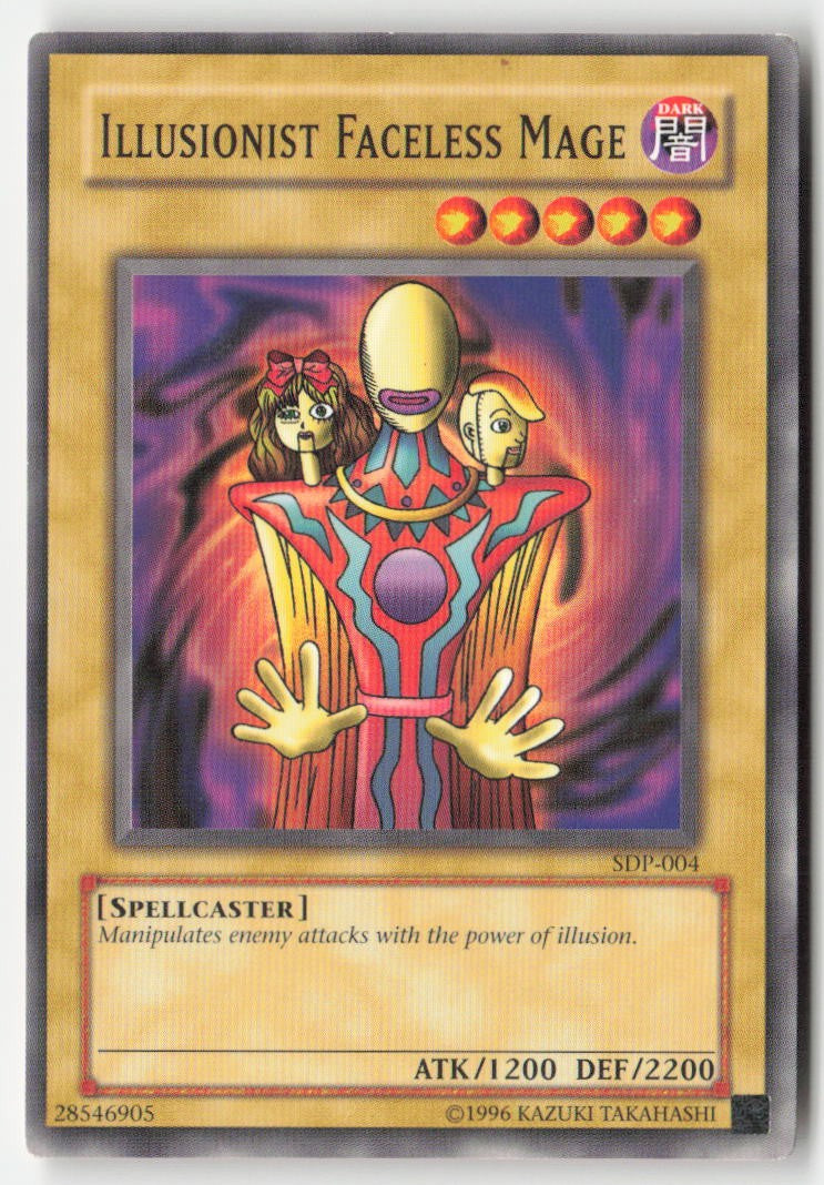 Illusionist Faceless Mage SDP-004 Unlimited Common Moderately Played