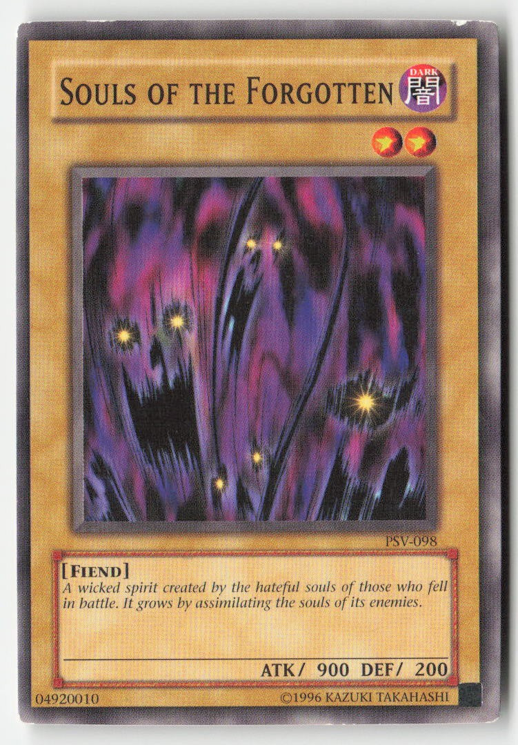 Souls of the Forgotten PSV-098 Unlimited Common Moderately Played