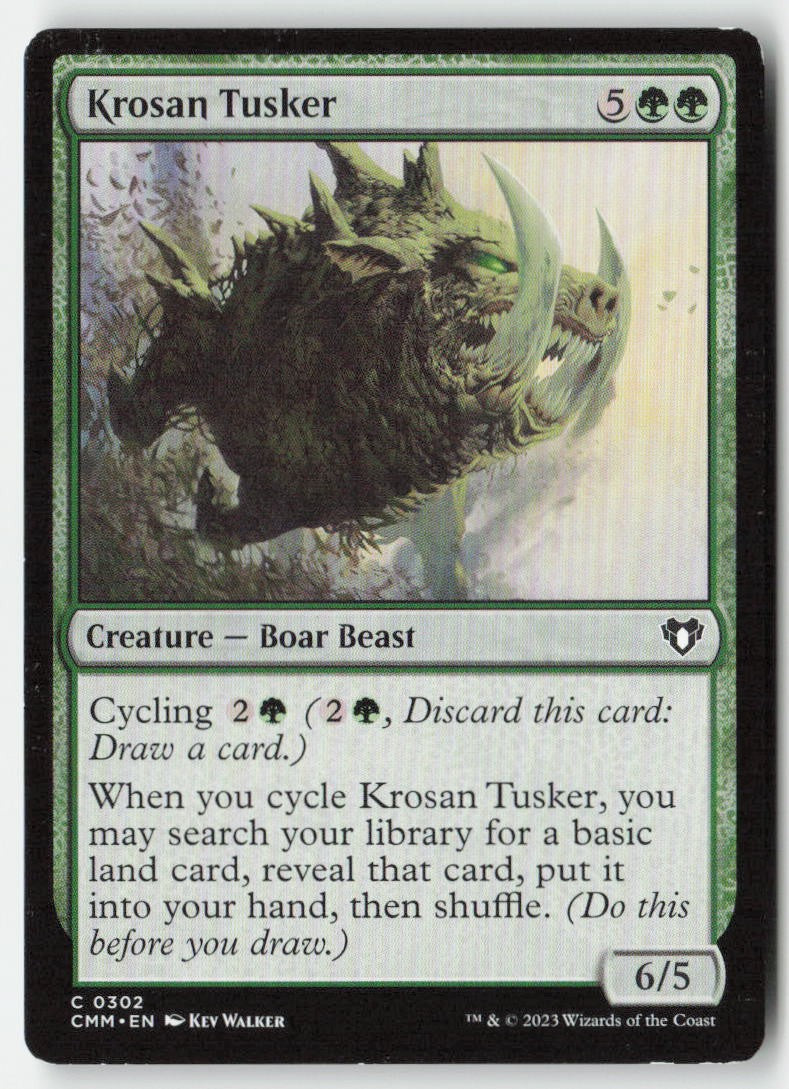 Krosan Tusker CMM 302 Common Moderately Played