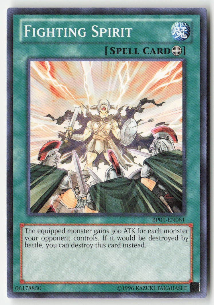 Fighting Spirit BP01-EN081 Unlimited Common Moderately Played, Front
