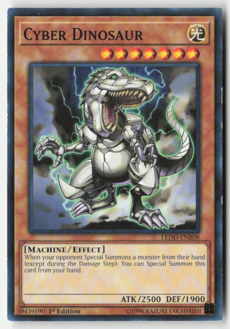 Cyber Dinosaur LEDD-ENB08 1st Edition Common Moderately Played