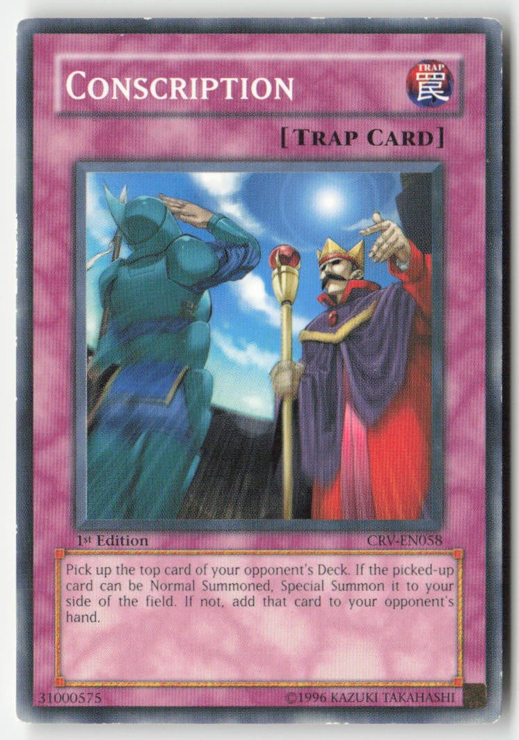 Conscription CRV-EN058 1st Edition Common Moderately Played