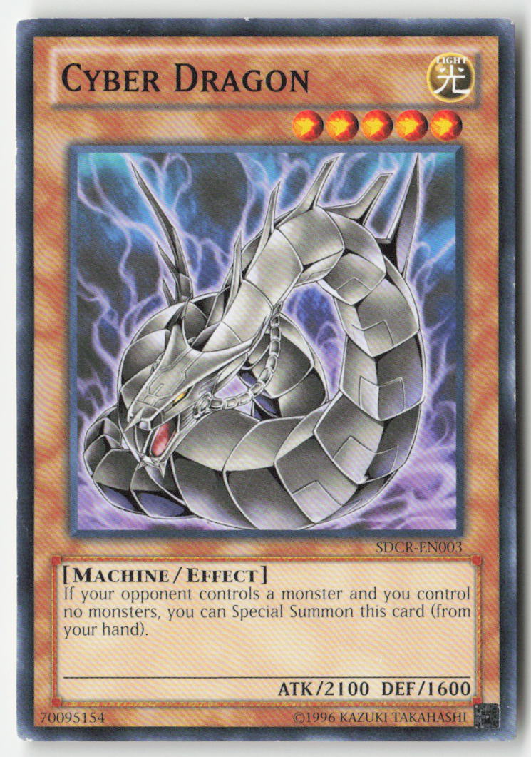 Cyber Dragon SDCR-EN003 Unlimited Common Moderately Played, Front