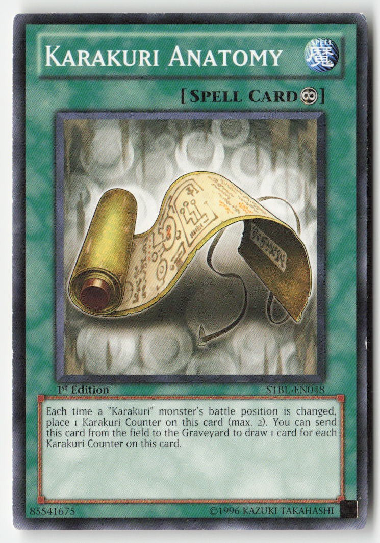 Karakuri Anatomy STBL-EN048 1st Edition Common Moderately Played, Front