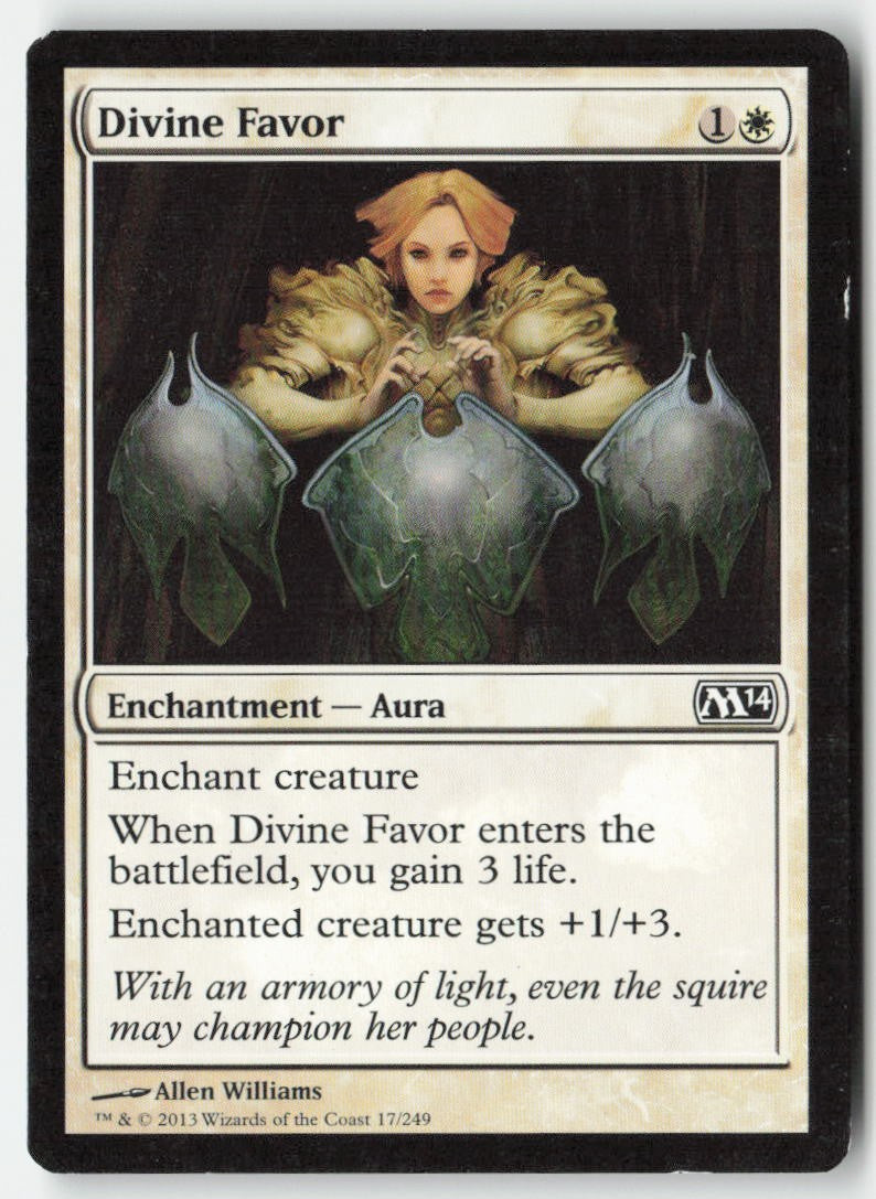 Divine Favor M14 17 Common Moderately Played
