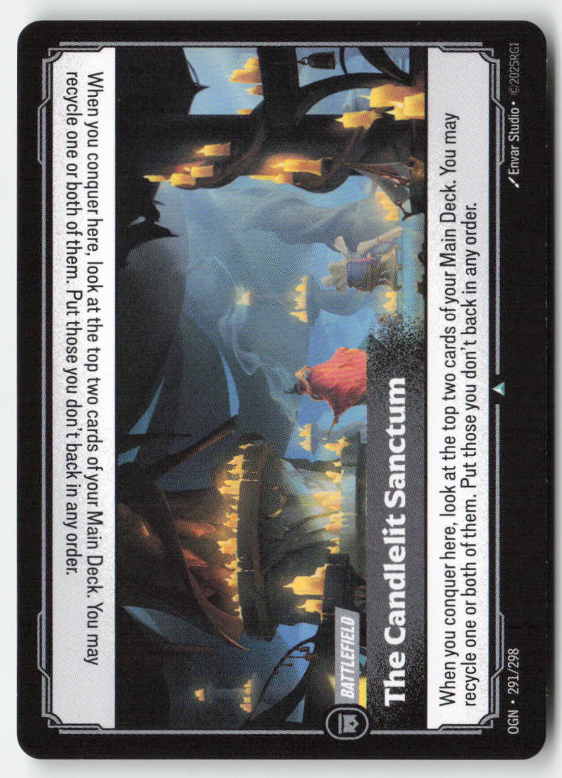 The Candlelit Sanctum #291/298 - Origins - Riftbound - Uncommon - Lightly Played