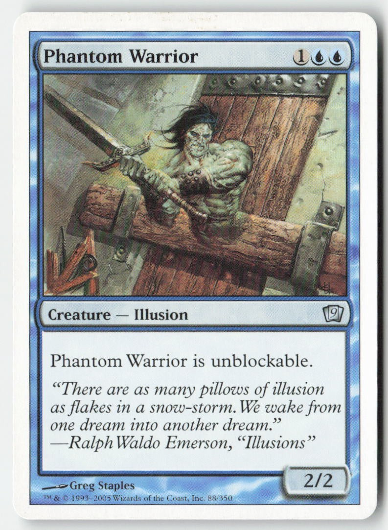 Phantom Warrior 9ED 88 Uncommon Moderately Played