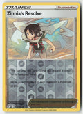 Zinnia's Resolve 164/203 Reverse Holo Evolving Skies Moderately Played