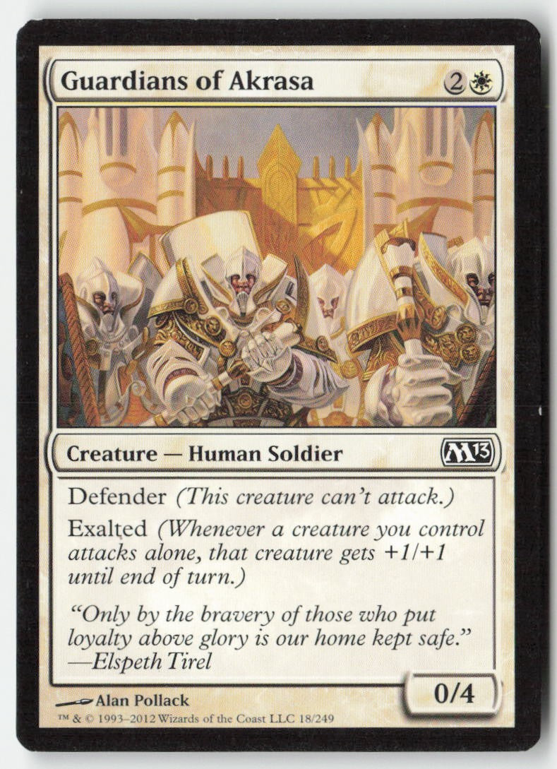 Guardians of Akrasa M13 18 Common Moderately Played
