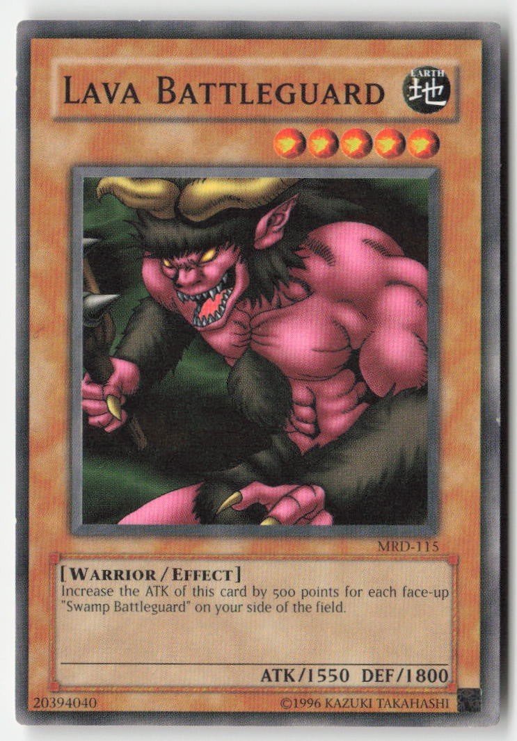 Lava Battleguard MRD-115 Unlimited Common Moderately Played