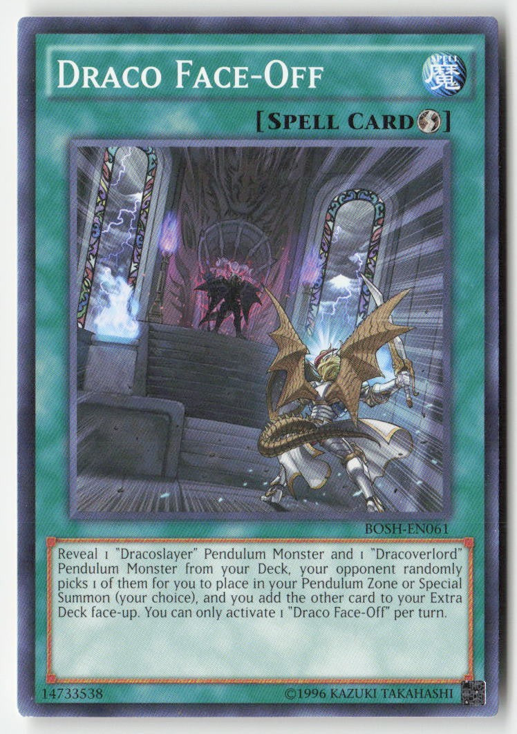 Draco Face-Off BOSH-EN061 Unlimited Common Moderately Played