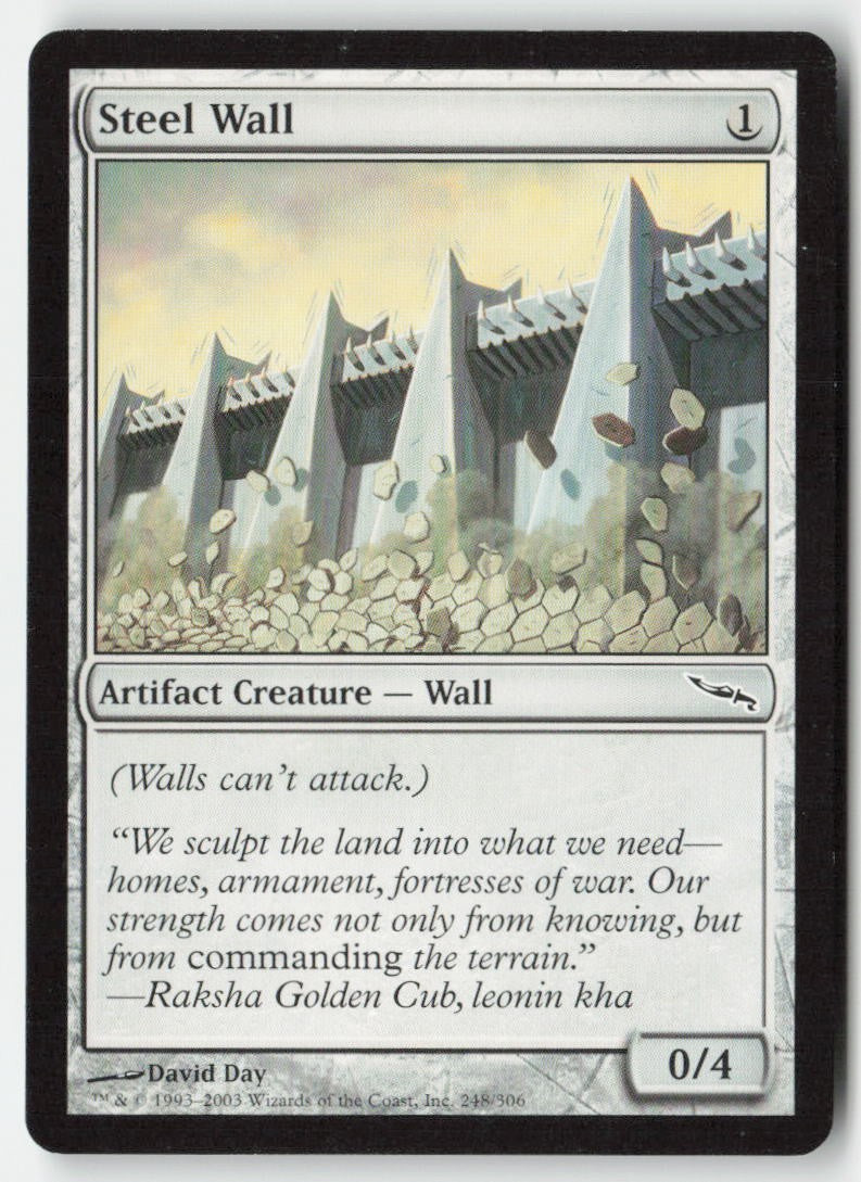 Steel Wall MRD 248 Common Moderately Played