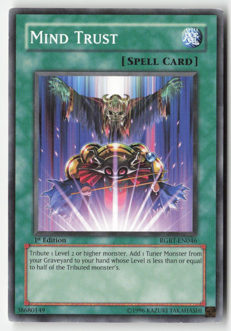 Mind Trust RGBT-EN046 1st Edition Common Moderately Played