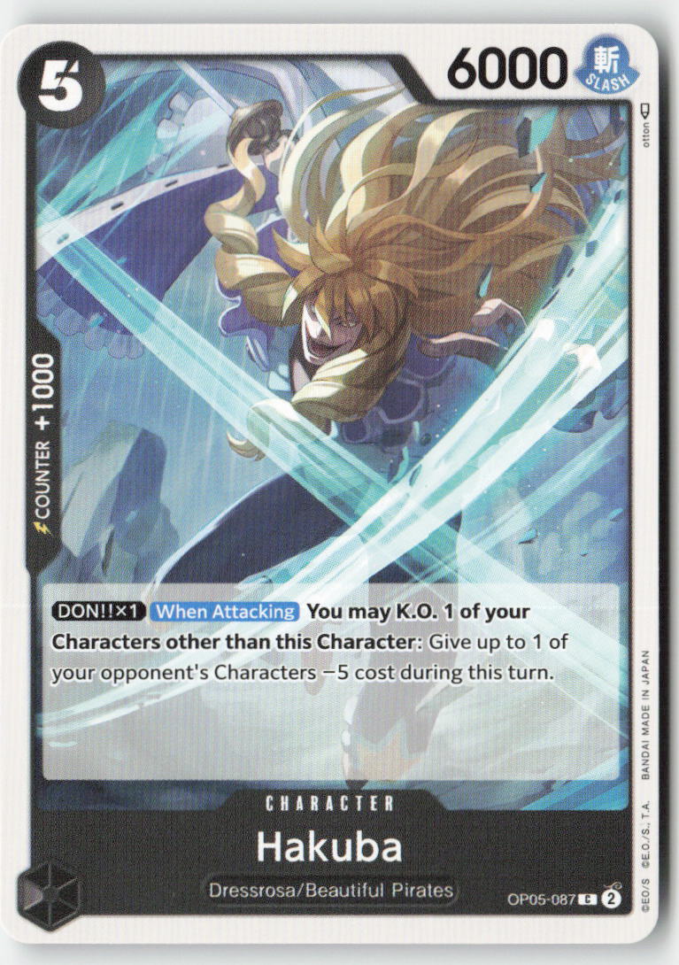 Hakuba OP05-087 Normal Common Lightly Played