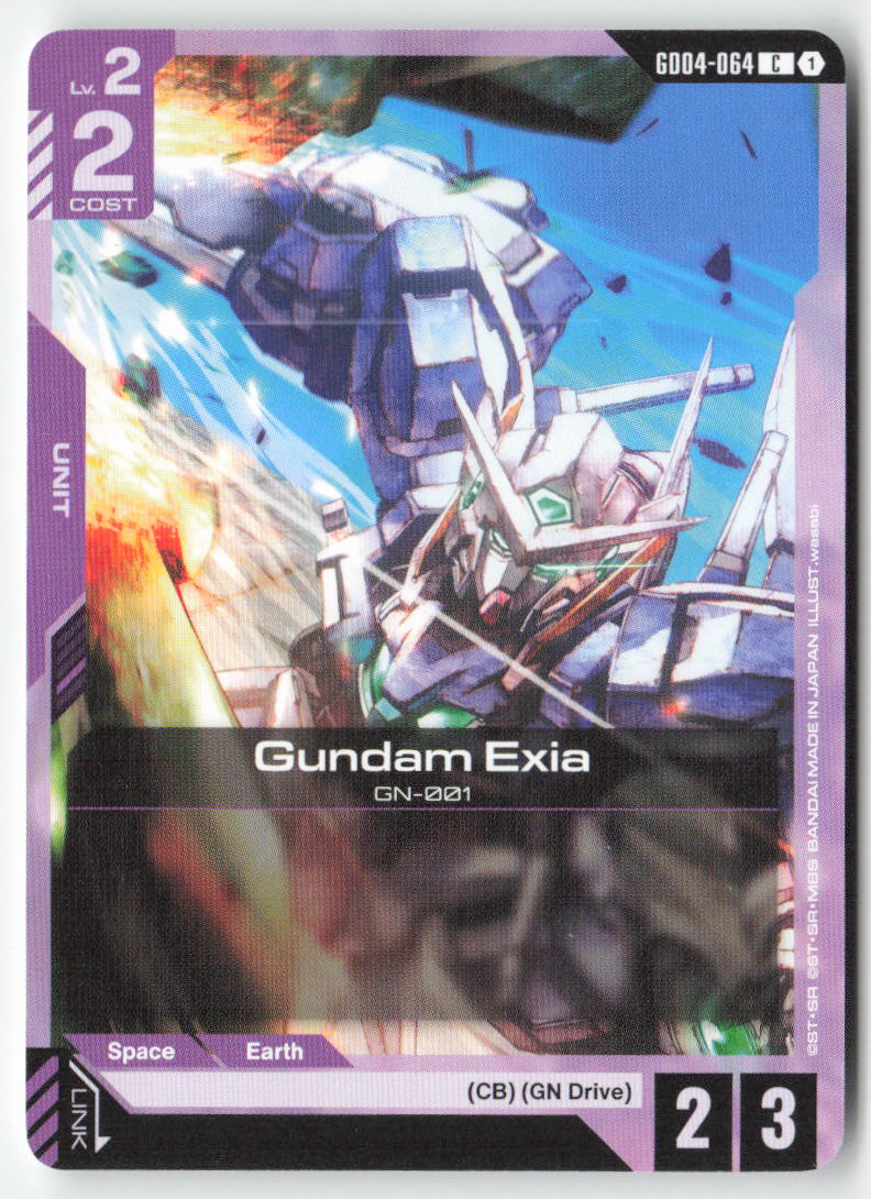 Gundam Exia GD04-064 Common Normal Lightly Played