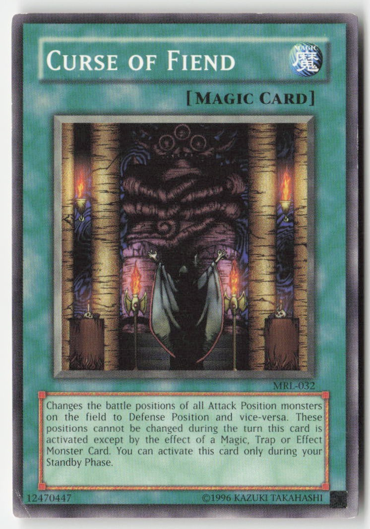 Curse of Fiend MRL-032 Unlimited Common Moderately Played
