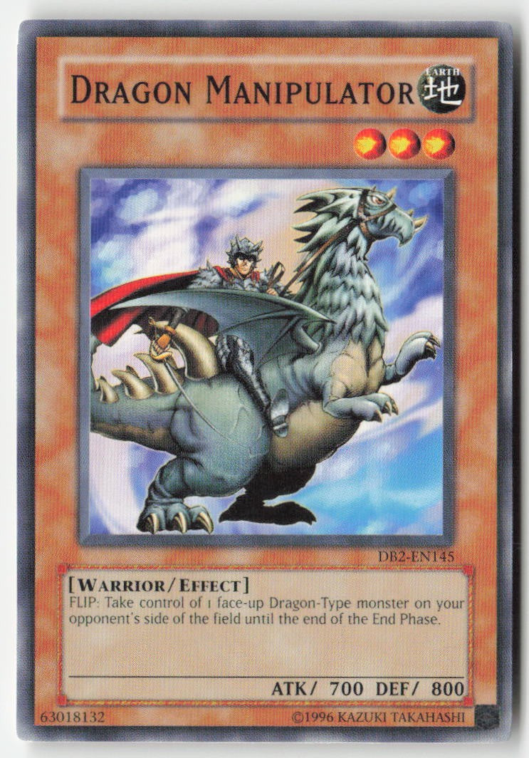 Dragon Manipulator DB2-EN145 Unlimited Common Moderately Played, Front