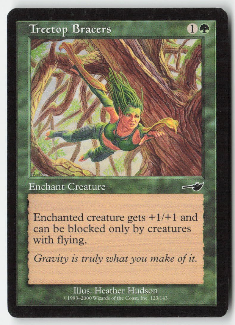 Treetop Bracers NEM 123 Common Moderately Played