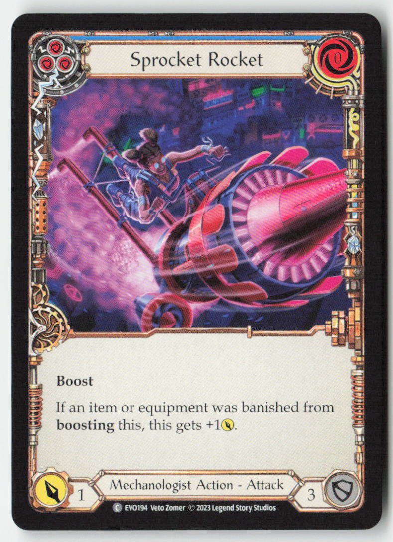 Sprocket Rocket (Blue) #EVO194 - Bright Lights - Flesh and Blood - Common - Near Mint