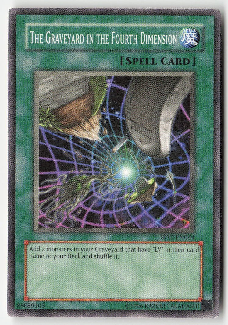 The Graveyard in the Fourth Dimension SOD-EN044 Unlimited Common Moderately Played