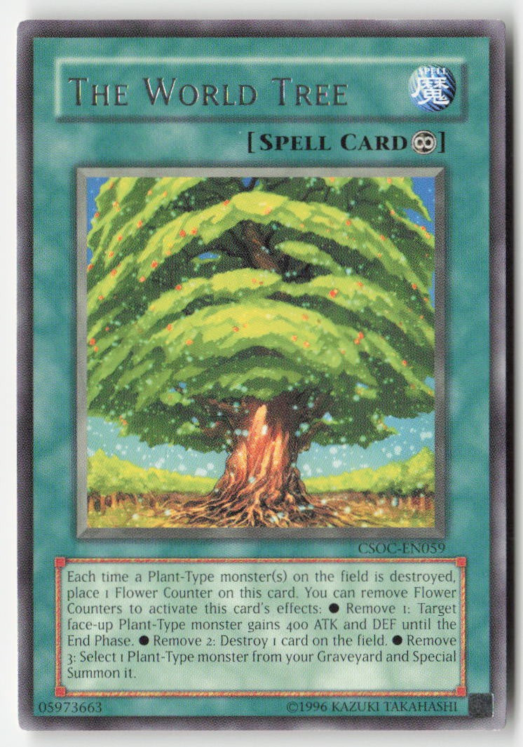 The World Tree CSOC-EN059 Unlimited Rare Moderately Played, Front