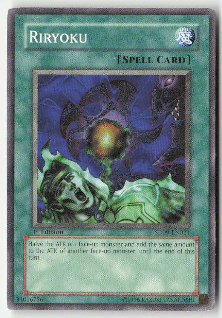Riryoku SD09-EN021 1st Edition Common Moderately Played