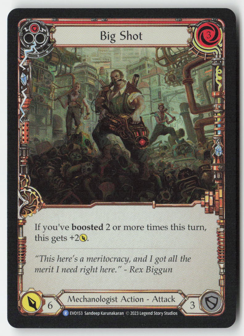 Big Shot #EVO153 - Bright Lights - Flesh and Blood - Rare - Near Mint