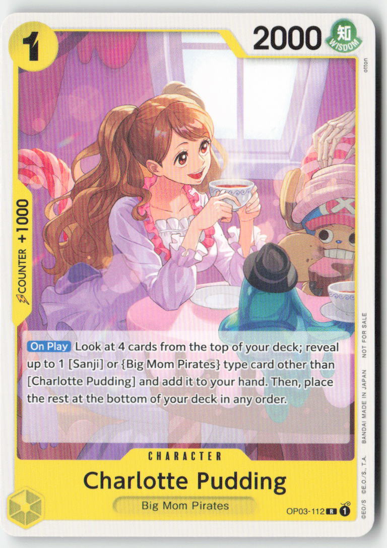 Charlotte Pudding (OP03-112) (ST-20 Reprint) OP03-112 Normal Rare Lightly Played, Front