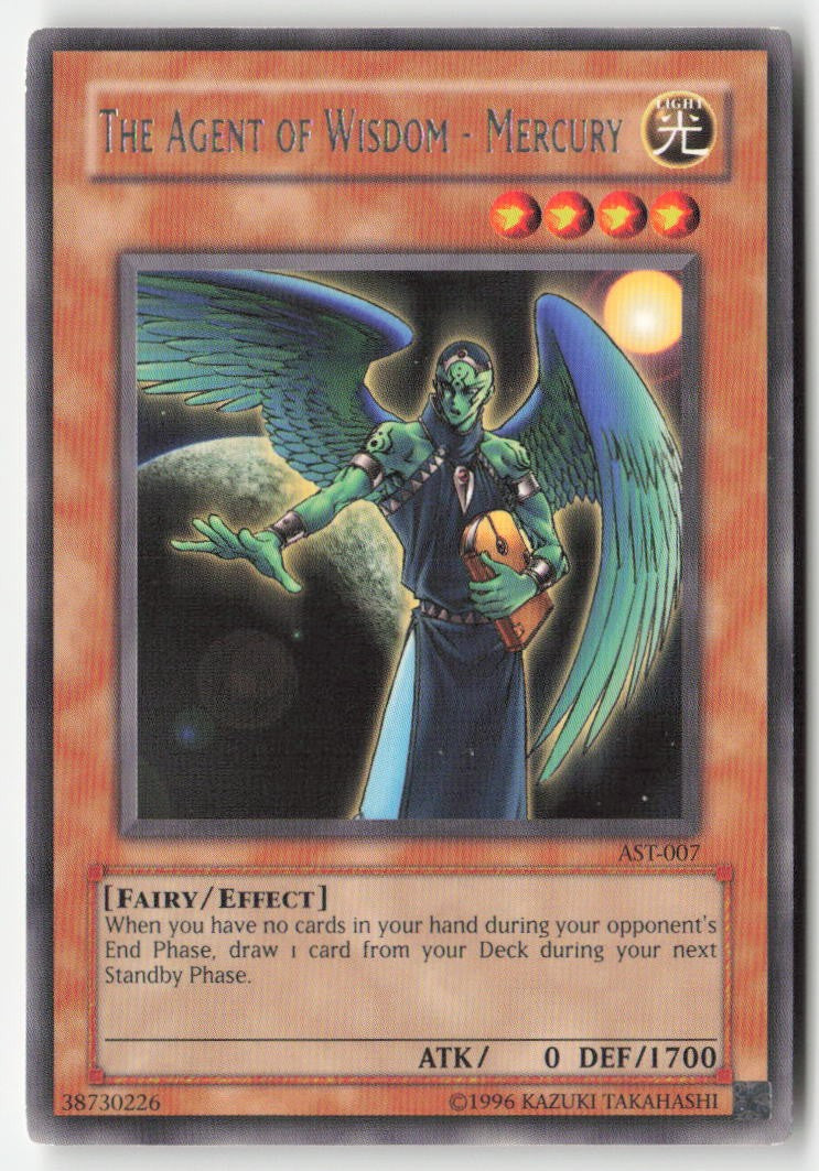 The Agent of Wisdom - Mercury AST-007 Unlimited Rare Moderately Played
