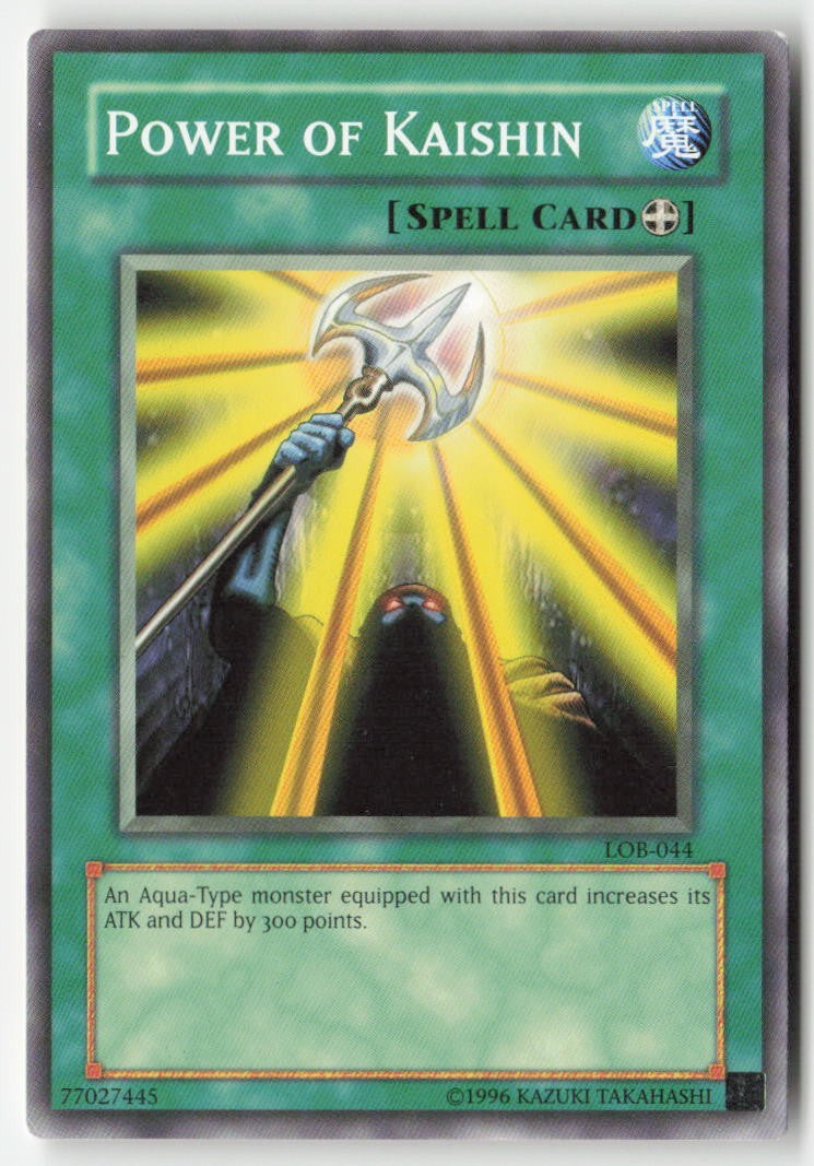 Power of Kaishin LOB-044 Unlimited Common Moderately Played