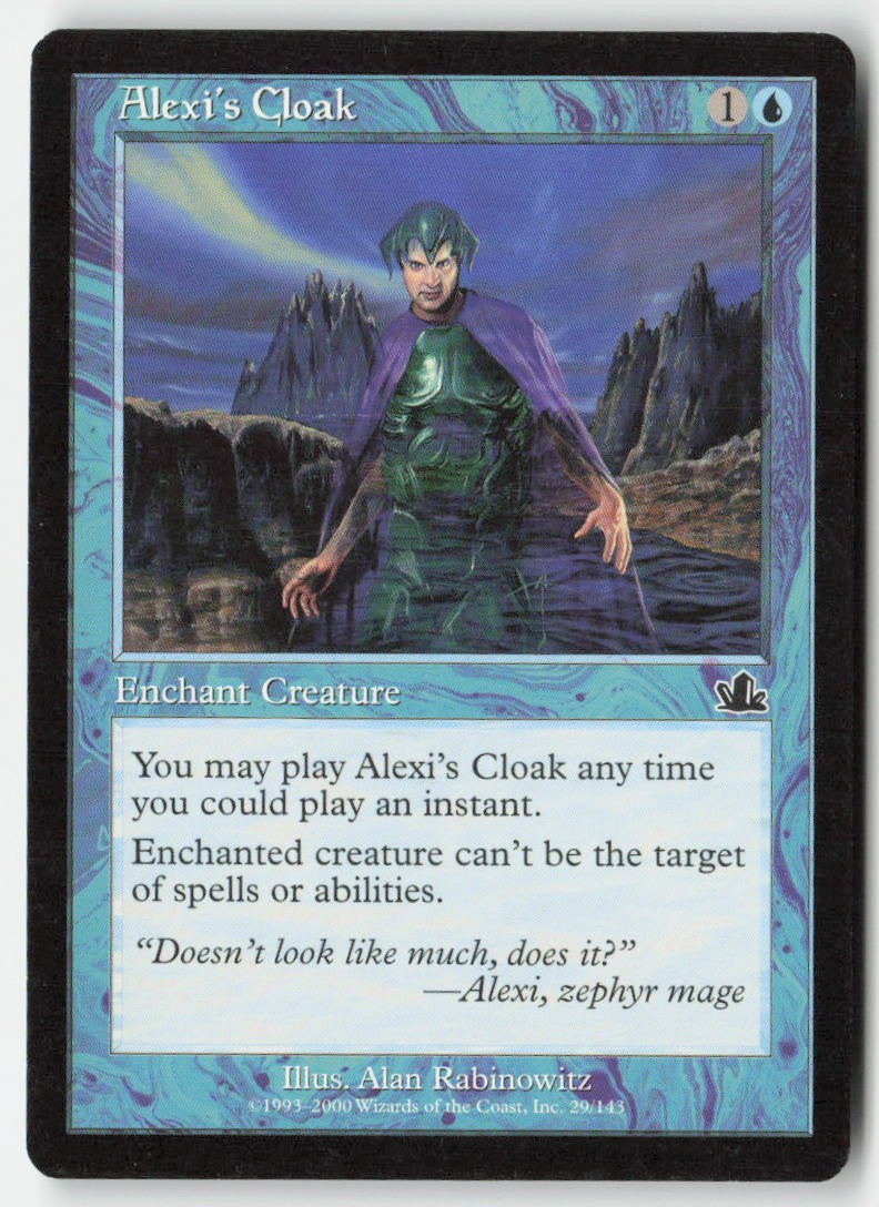 Alexi's Cloak PCY 29 Common Moderately Played