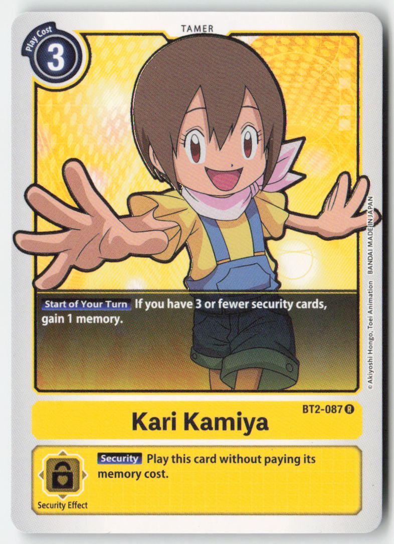 Kari Kamiya BT2-087 Normal Rare Near Mint, Front