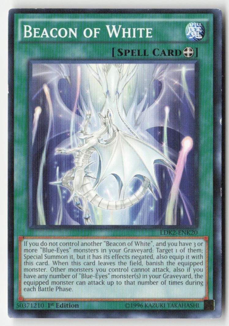 Beacon of White LDK2-ENK20 1st Edition Common Moderately Played