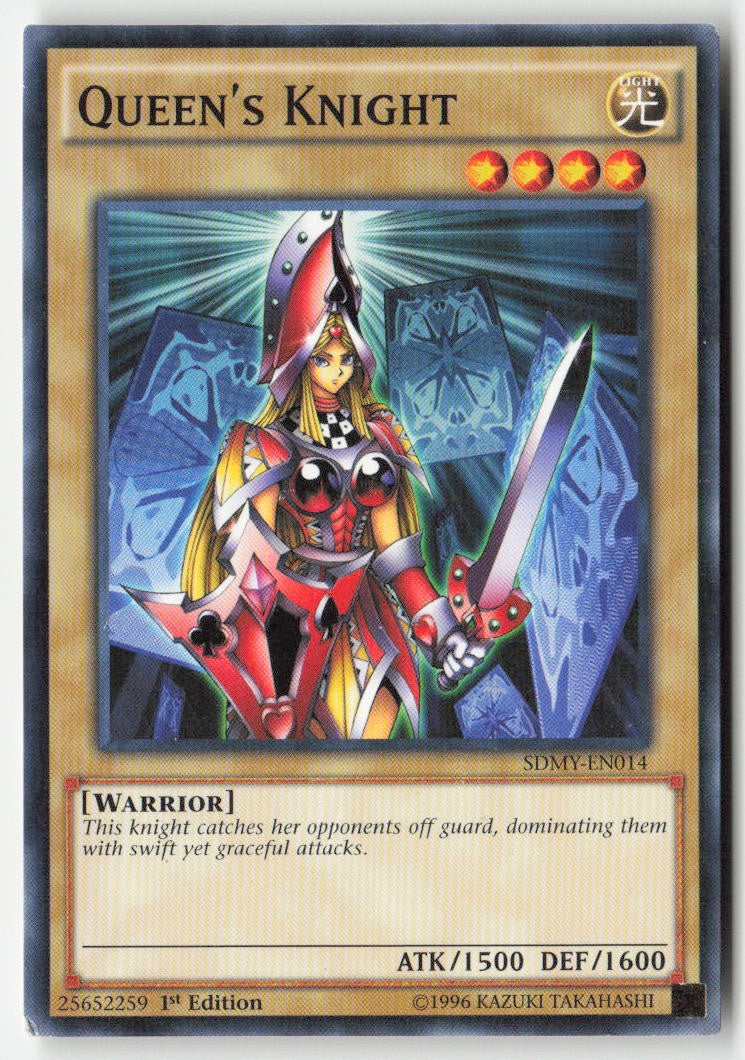 Queen's Knight SDMY-EN014 1st Edition Common Moderately Played