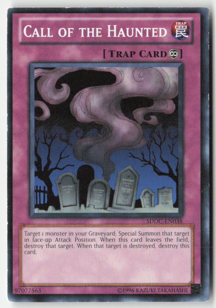 Call of the Haunted SDDC-EN038 Unlimited Common Moderately Played, Front
