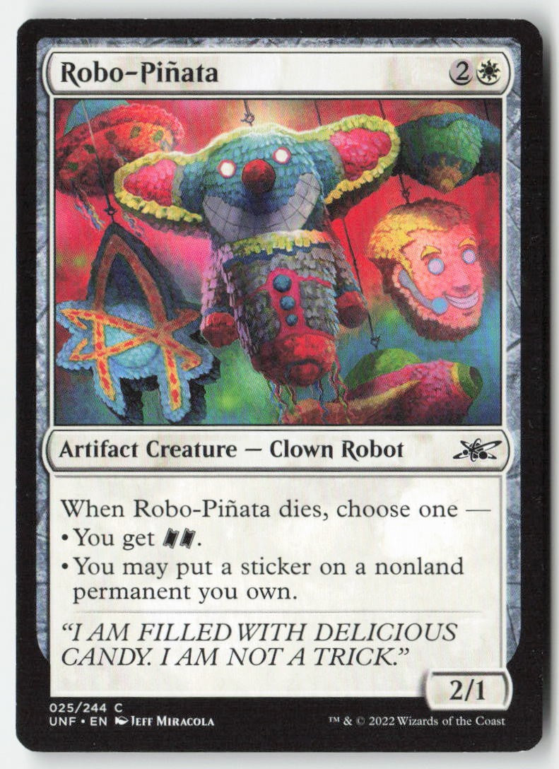 Robo-Piñata UNF 25 Common Moderately Played