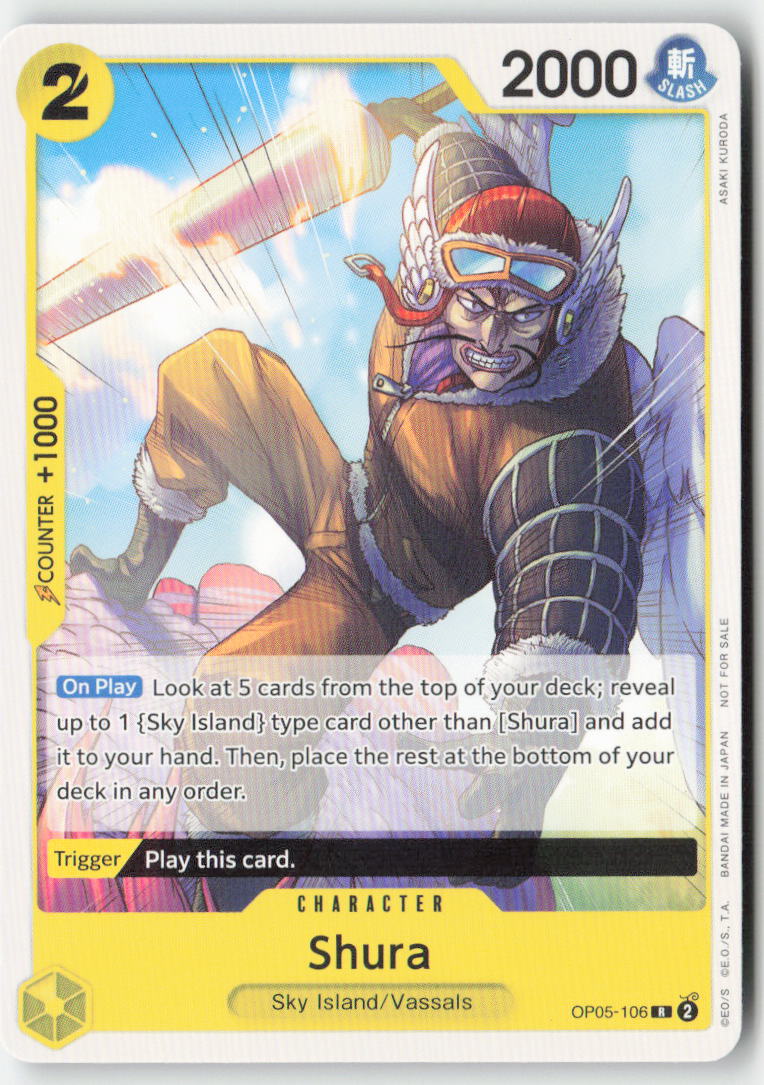 Shura (Tournament Pack Vol. 7) OP05-106 Normal Rare Lightly Played