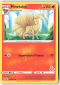 Ninetales (#23 Cinderace Stamped) 030/264 Regular Battle Academy 2022 Moderately Played