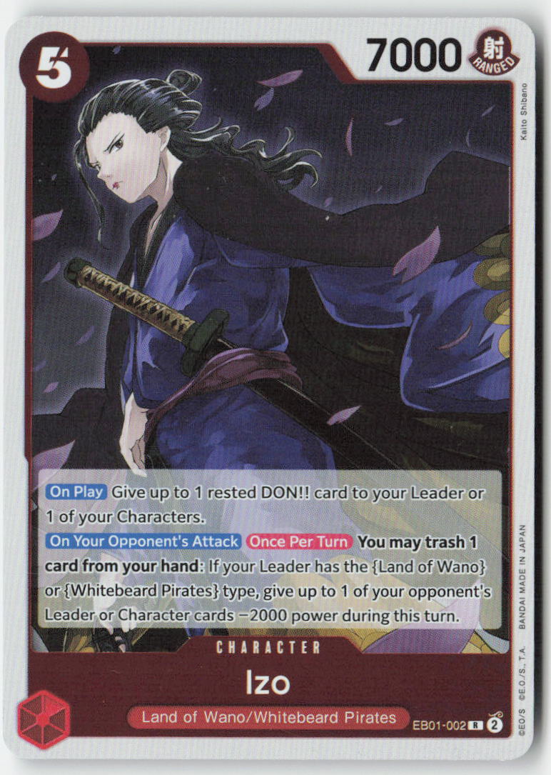 Izo EB01-002 Foil Rare Lightly Played