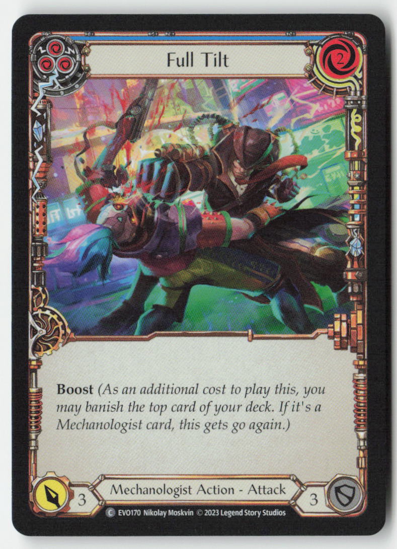 Full Tilt (Blue) #EVO170 - Bright Lights - Flesh and Blood - Common - Near Mint, Front