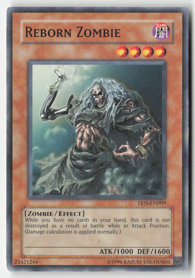 Reborn Zombie EEN-EN009 Unlimited Common Moderately Played, Front