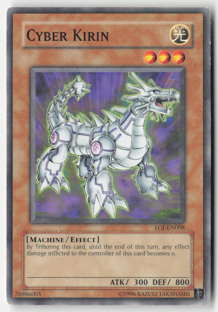 Cyber Kirin EOJ-EN008 Unlimited Common Moderately Played