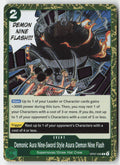 Demonic Aura Nine-Sword Style Asura Demon Nine Flash OP07-036 Foil Rare Lightly Played