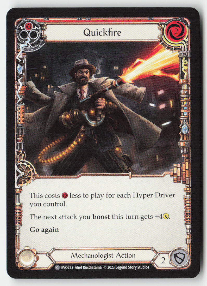 Quickfire (Red) #EVO225 - Bright Lights - Flesh and Blood - Common - Near Mint