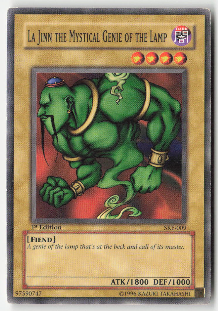 La Jinn the Mystical Genie of the Lamp SKE-009 1st Edition Common Moderately Played, Front