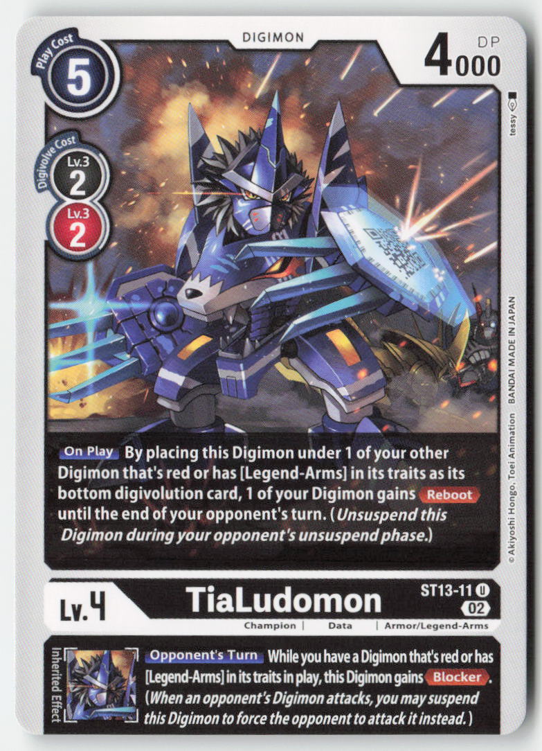 TiaLudomon ST13-11 Normal Uncommon Near Mint, Front