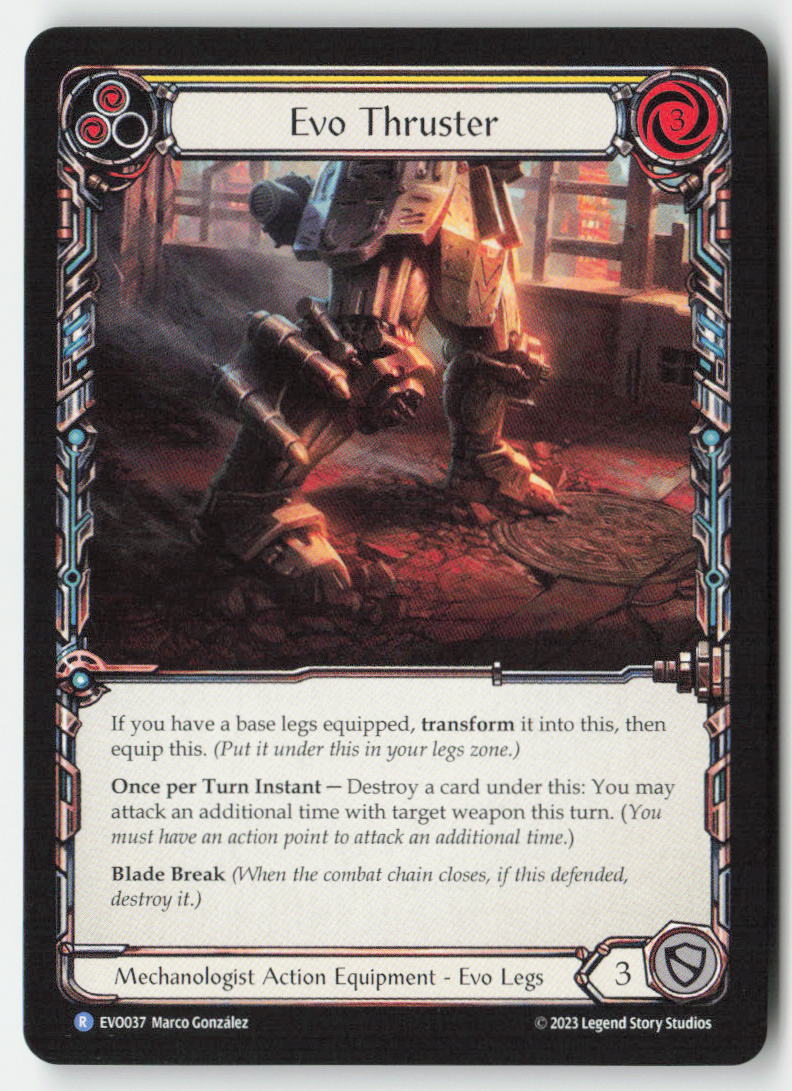 Evo Thruster #EVO037 - Bright Lights - Flesh and Blood - Rare - Near Mint