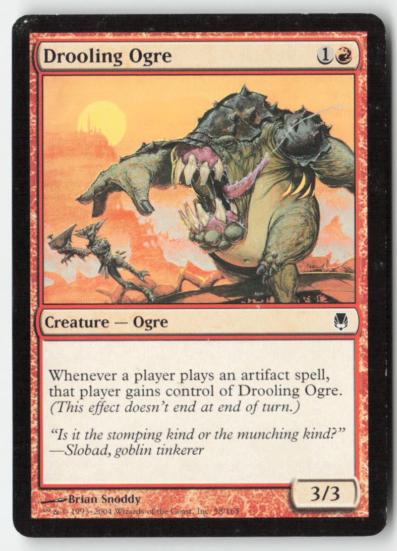 Drooling Ogre DST 58 Common Moderately Played