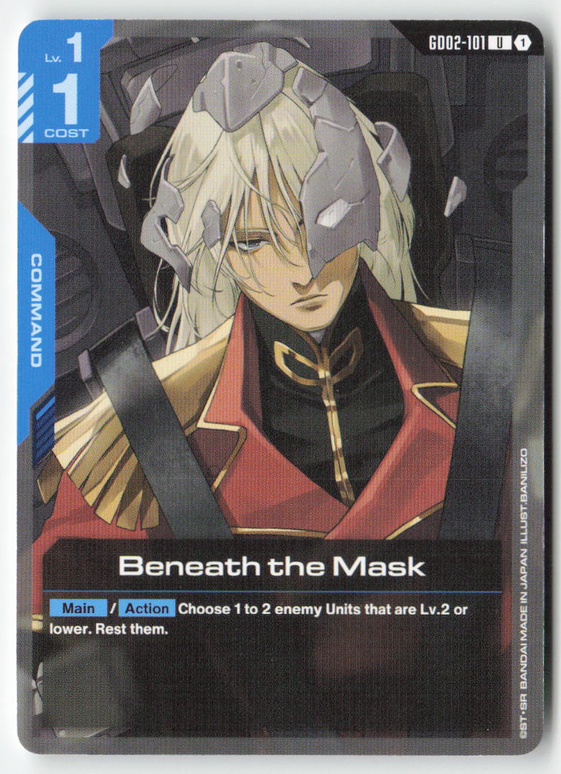 Beneath the Mask GD02-101 Uncommon Normal Lightly Played