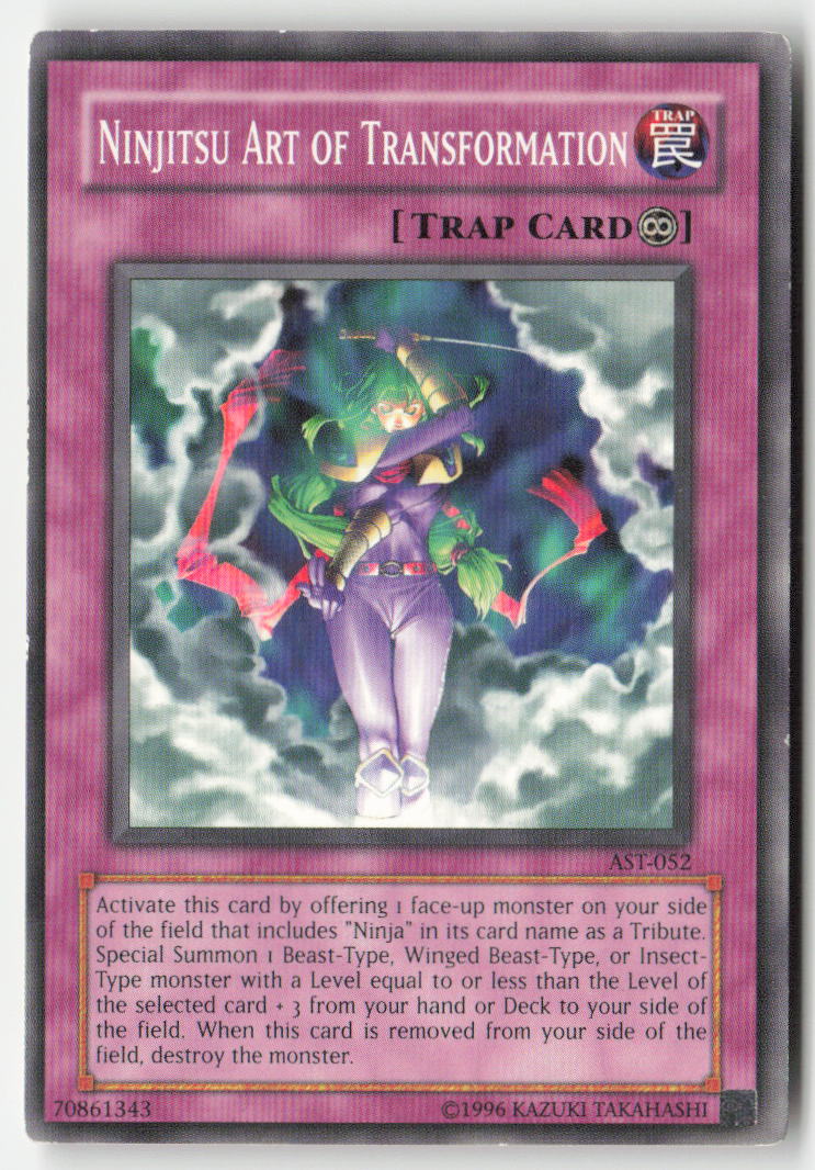 Ninjitsu Art of Transformation AST-052 Unlimited Common Moderately Played, Front